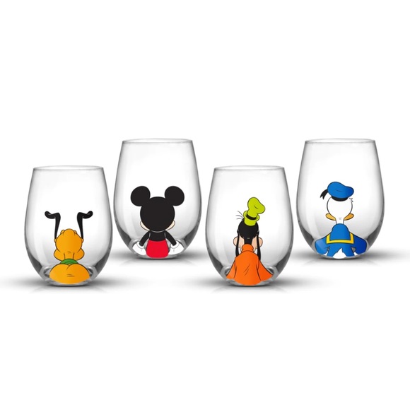 Disney Mickey Mouse & Friends Squad Stemless Glasses - Picture 2 of 5